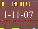 Satellite tracker dated 1st November 2007