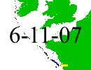 Satellite tracker dated 6th November 2007