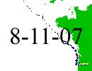 Satellite tracker dated 8th November 2007