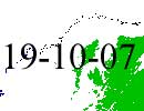 Satellite tracker dated 19th October 2007
