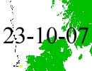 Satellite tracker dated 23rd October 2007