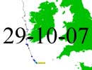 Satellite tracker dated 29th October 2007