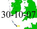 Satellite tracker dated 30th October 2007