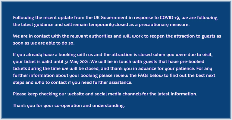 COVID update - December 2020