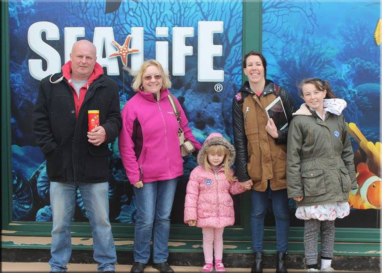 Erica and her family