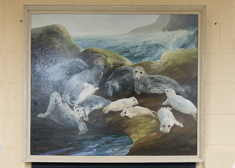 This is on display in reception