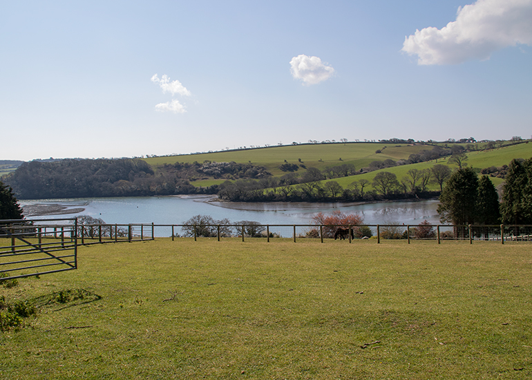 View across to the Helford Estuary