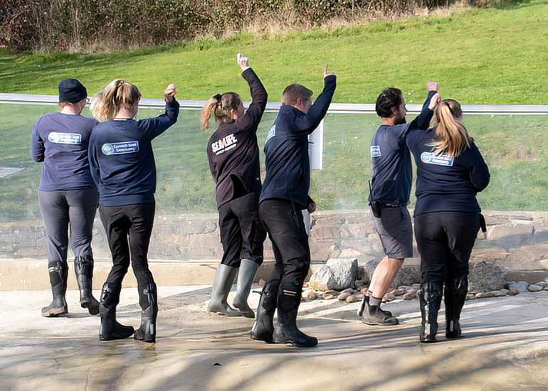 Can you guess what some of the Animal Care Team are dancing to