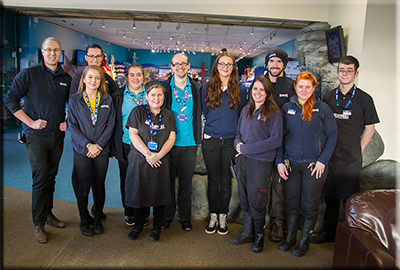 Group photo with Jessica-Jane Applegate MBE