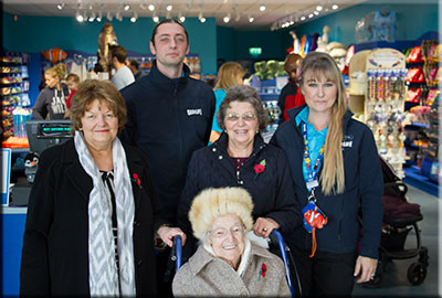 102 years young visitor