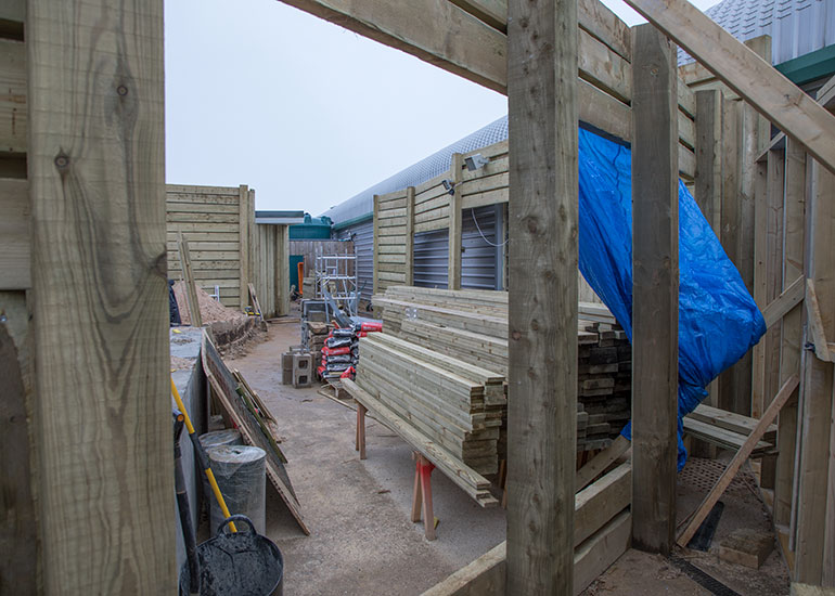 Penguin Exhibit Refurbishment - photo taken on 20th January 2018