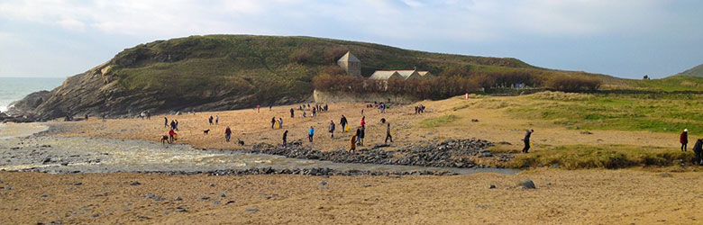Overwhelming support and interesting finds beach clean