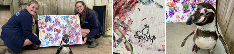 Penguin channels inner artist for Cornish Seal Sanctuary fundraising campaign