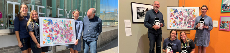 PENGUIN DEBUTS PAINTING IN ART GALLERY IN UK FIRST