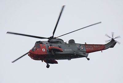 Sea King from Culdrose navy base