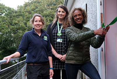 Gillian (right) with Tamara (left) and Jana (middle)
