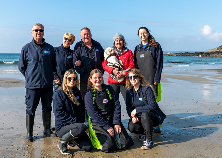 Seal Release - 21st April 2023 - Photo Credit - Chris Webber - Freelance Photos - BDMLR Medic