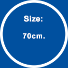Size:  Up to 70cm