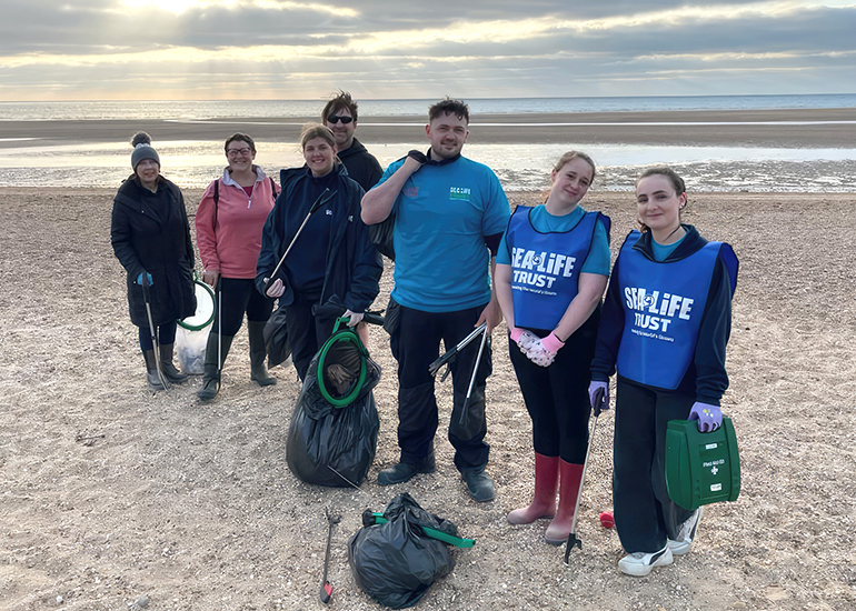 Beach Clean Day at Hunstanton