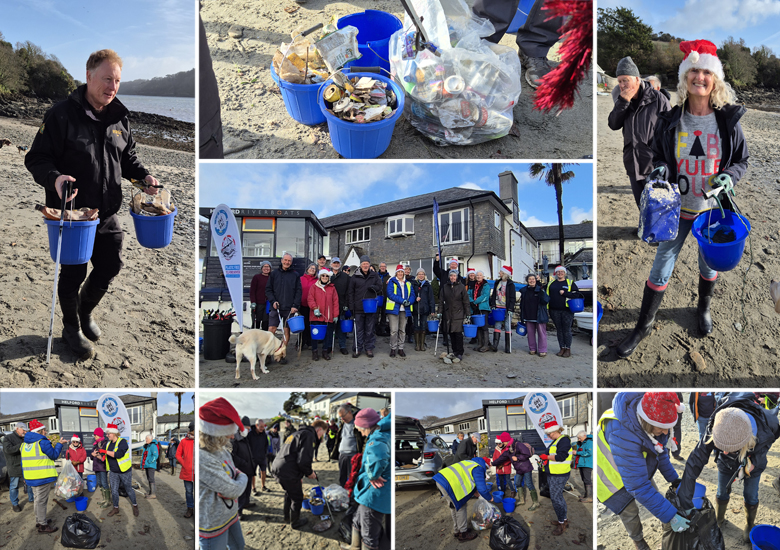 Beach clean day at Helford Passage -  6th December 2025