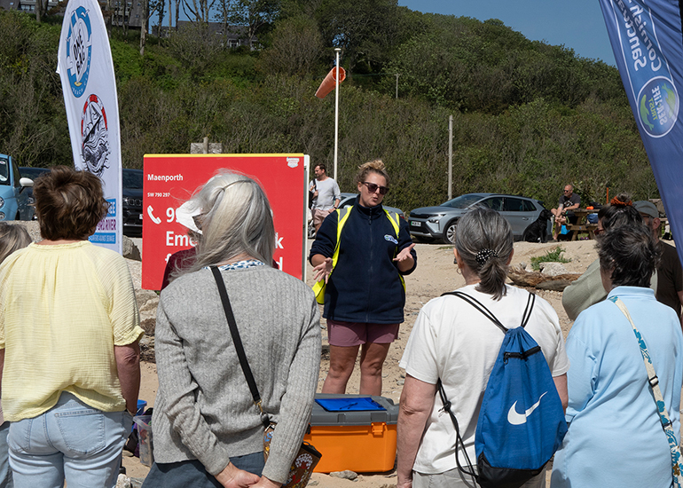 Beach Clean at Maenporth Beach