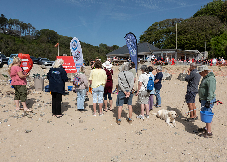 Beach Clean at Maenporth Beach