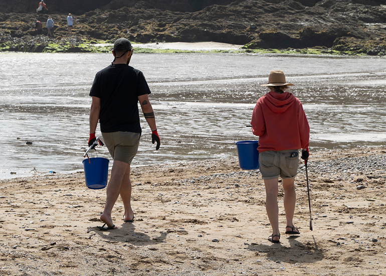Beach Clean at Maenporth Beach