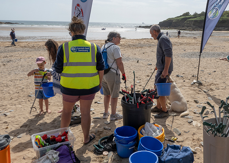 Beach Clean at Maenporth Beach