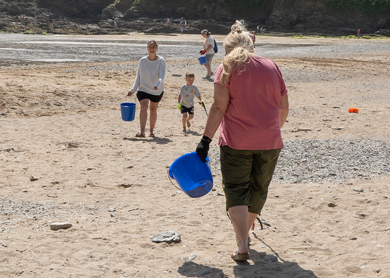 Beach Clean at Maenporth Beach