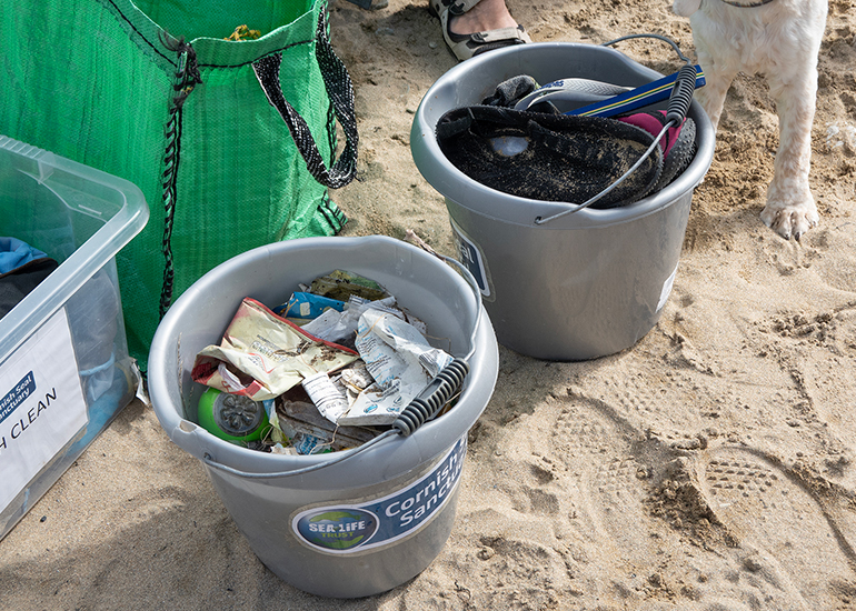 Beach Clean at Maenporth Beach