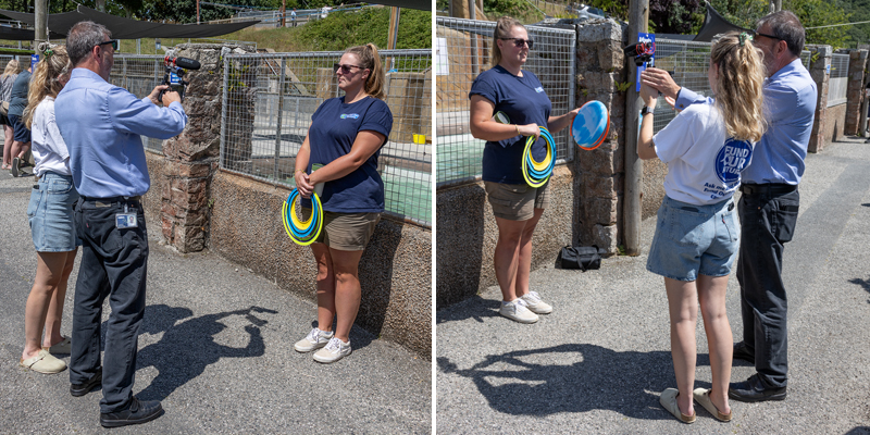 Grace Jones, Conservation Coordinator at the Cornish Seal Sanctuary