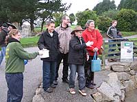 Visitors feeding Sahara