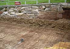 Steel reinforcing - photo taken on 23rd February 2007