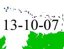 Satellite tracker dated 13th October 2007